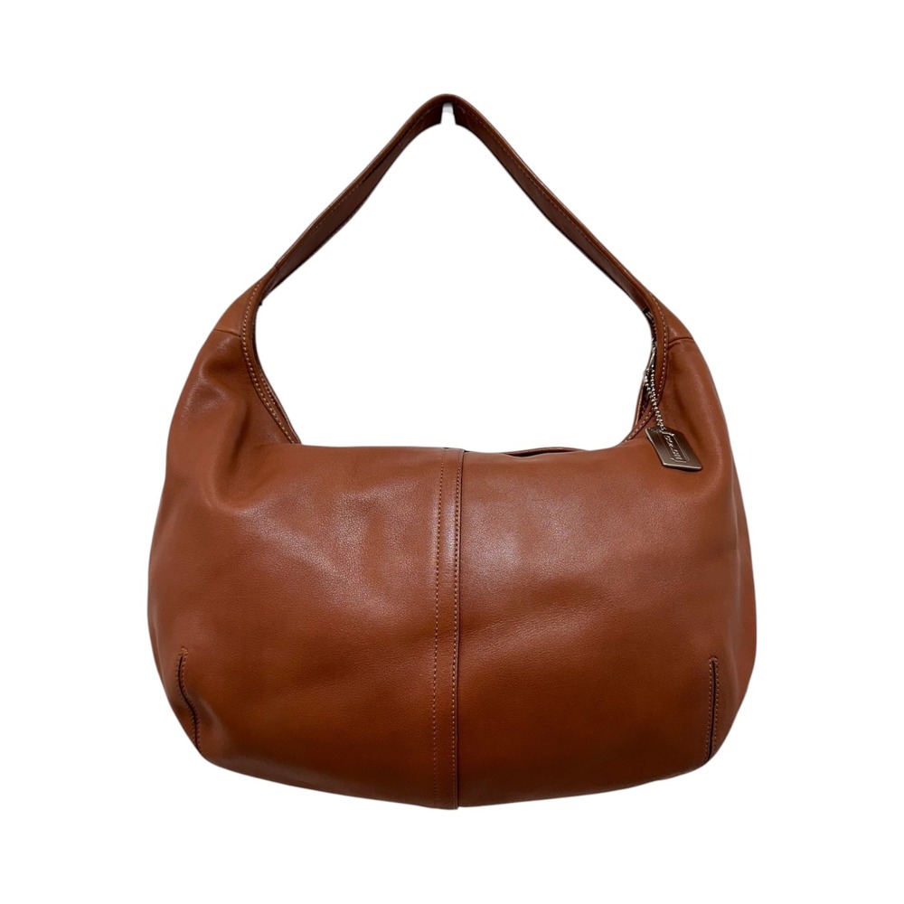 Coach Vintage Ergo Large Hobo Shoulder Bag Cognac Leather 9227